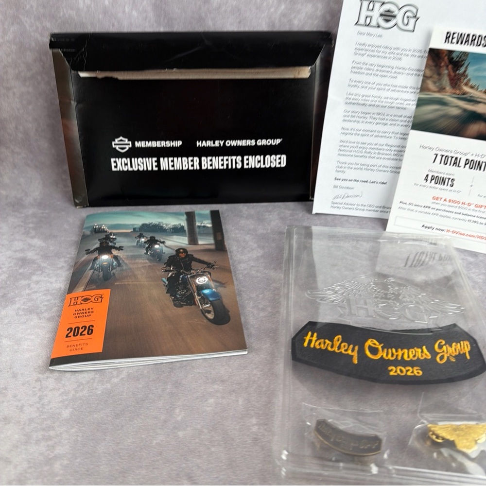 2026 Harley-Davidson Ladies Of Harley Exclusive Membership Benefits Packet